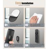 Nearockle 6 Pack Magnetic Remote Control Holder Wall Mount, 2025