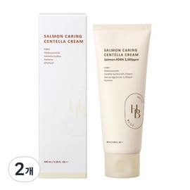 [Skin soothing + moisturizing + elasticity + wrinkle improvement] Heve Blue Salmon PDRN Centella Oil and Water Balance Calming Protective Film Cream, 2 pieces, 100ml / [피부 진정+보습+탄력+주름 개선]헤브블루 살몬 PDRN 센텔라 유수분 밸런스 진정 보호막 크림, 2개, 100ml