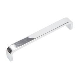 Decoranddecor Sable Aluminium Pull Handle for Kitchen Bathroom Cabinet Cupboard (128mm, Polished Chrome)