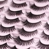 False Lashes Natural Look Eyelashes - 14 Pairs 14mm Faux