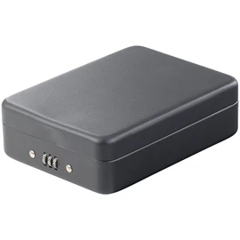 Xcase Holiday Mobile Safe: Mini Steel Safe for Travel & Car, Combination Lock, Security Cable, 1 Litre (Travel Safe, Mobile Safe, Key Safe)
