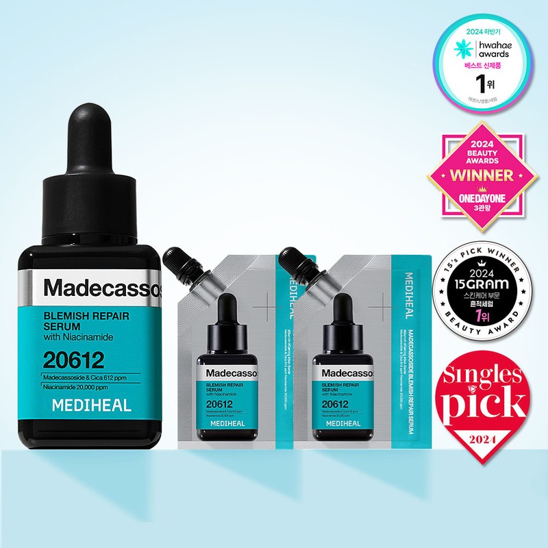 MEDIHEAL Madecassoside Blemish Repair Serum 40ml (+20ml) - MEDIHEAL Madecassoside