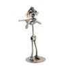 Steelman24 I Nuts and bolts sculpture Flute I Handmade ornaments