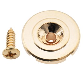 Musiclily Pro Steel Vintage Round String Retainer Bass String Guide for Jazz Bass/Precision Bass Electric Bass Gold