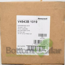 Honeywell V4943B 1019 120V 60HZ 1" NPT Two 30" Leadwires Diaphragm Gas Valve