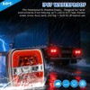 KDM Magnetic Wireless LED Trailer Light kit,Rechargeable Towing Tail Light