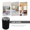 PRETYZOOM Drum Cylinder Lampshade Natural Linen Lampshade Clip-on Lampshade Replacement