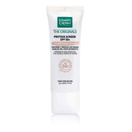 MartiDerm Proteos Screen SPF 50+ CON COLOR - Crema antiedad con protector solar de rápida absorción - 40 ml