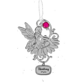 Ganz Thinking of You Ornament, Multicolor, 3-inches Width, Zinc, Home Decor Accessories, ER76721