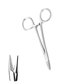 Forceps (6.3 inches (16 cm)) Pliers Forceps Scissors Fishing Tackle Lock Fishing Hook Remover Lure Hook Removal Pet Ear Tweezers Craft Barb Stainless Steel Heavy Duty Forsep Barb Lure Portable