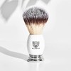 WLDOHO Vegan Shaving Brush with Wooden Handle Made of High-Quality