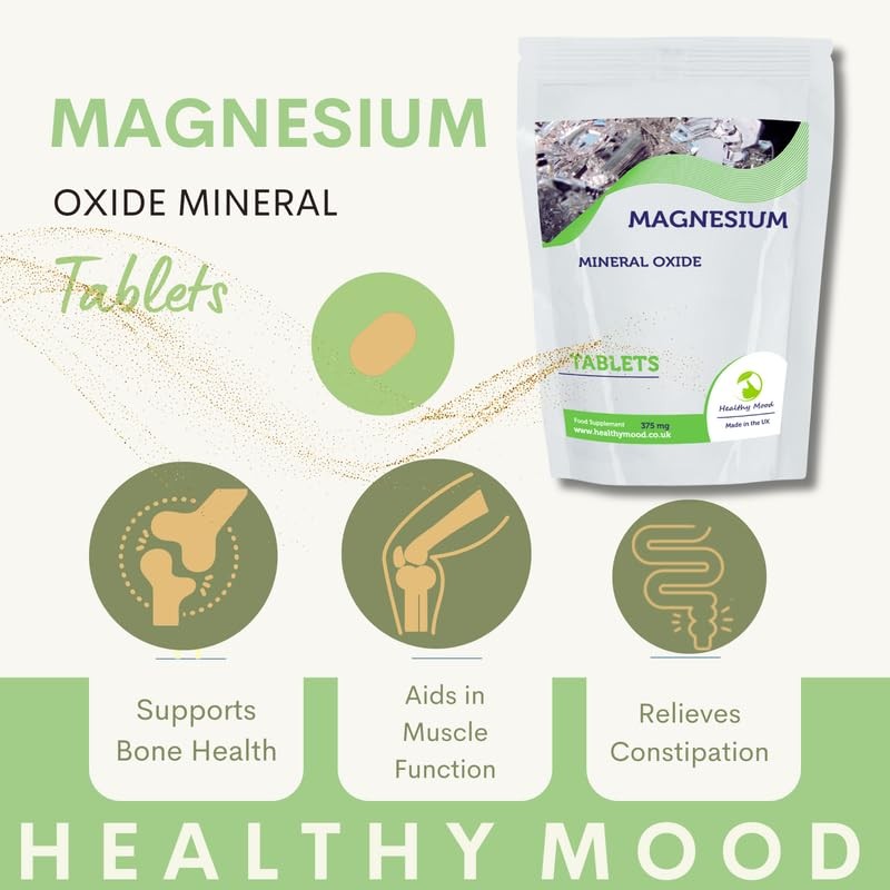 Magnesium 7 Tablets 375mg – Essential Mineral Supplement for Bone