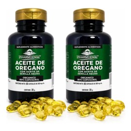 Suplemento Alimenticio De Aceite De Oregano 60 Caps                                                                                                   