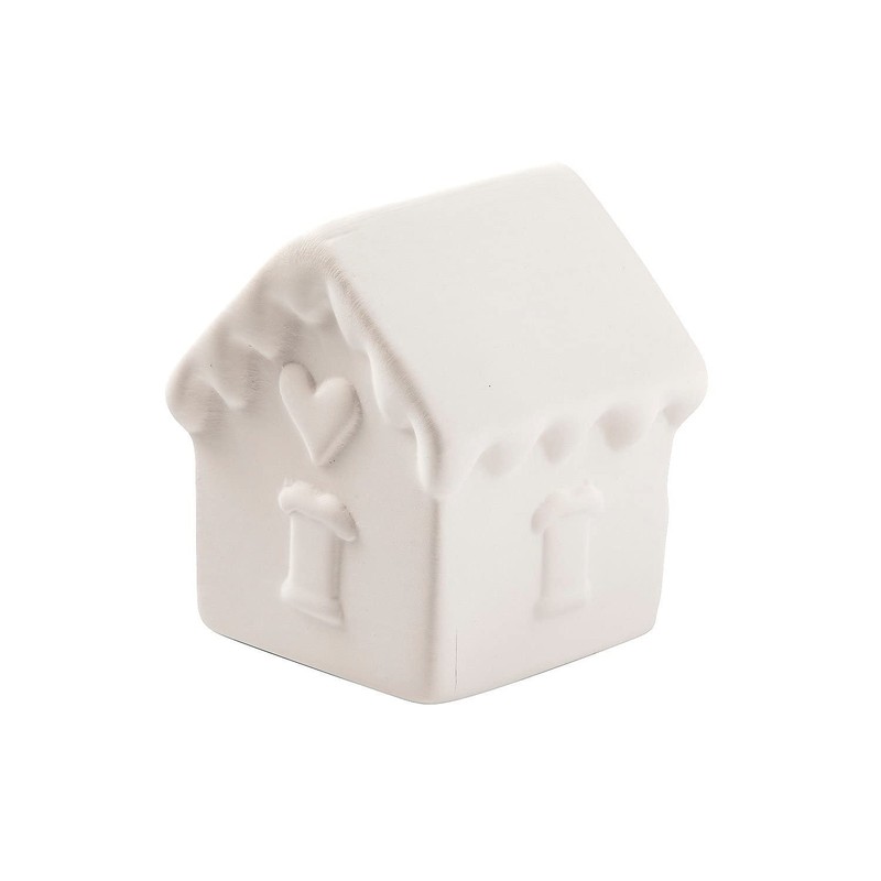 DIY Ceramic Gingerbread Houses - 12 Pieces