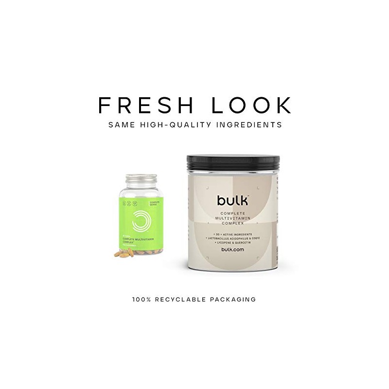 Bulk Complete Multivitamin Complex Tablets, Pack of 90