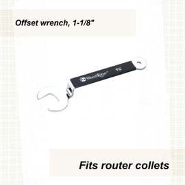Woodriver 1-1/8" Offset Router Collet Wrench For Porter Cable Routers