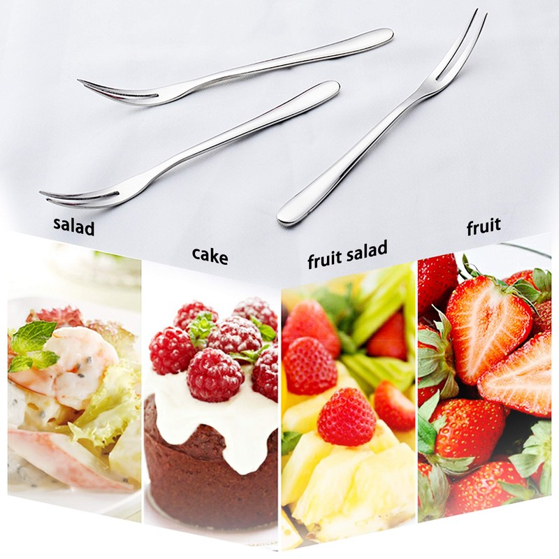 6Pcs Professional Escargot Forks, Mini Forks for Oyster and Shellfish,