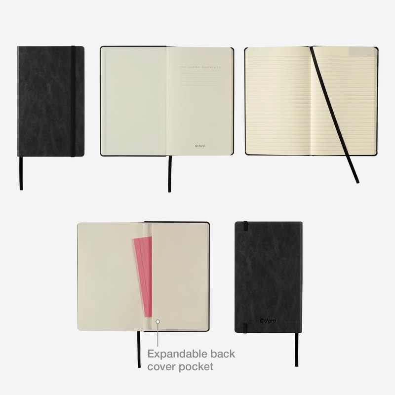 Oxford Journal, Lined Writing Notebook, Writer's Journal, Classic Notebook for