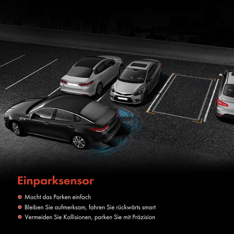 Frankberg Einparkhilfe Einparksensoren PDC Sensoren Rückfahrsensoren Einparkhilfesensor Parking Sensors Ultraschallsensor