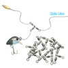 PATIKIL 20 Pack 3-Way Swivel 0.9x0.5 Inch Cross Line T-Turn