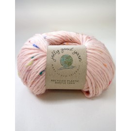 Recycled Plastic Bottle Knitting Wool - 100g Balls - Lovely Shades (Ashwater Pink)