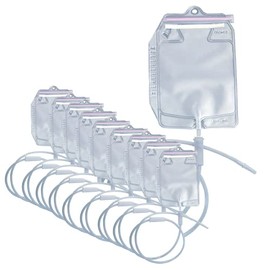 Paquete de 10 Piezas Bolsa Equipo De Alimentación Enteral 500 Ml Tecmed