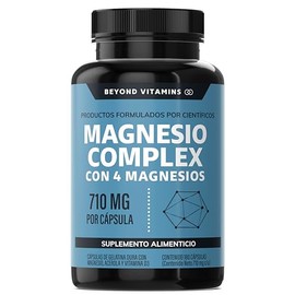 Beyond Vitamins  Magnesio Complex  CON 4 MAGNESIOS  180 caps                                                                                          