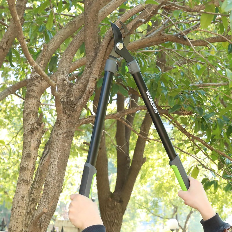 WORKPRO 28" Anvil Lopper with Geared Mechanism, Tree Trimmer with
