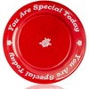 You Are Special Today Red Plate, Unique Ceramic Plate Gifts