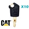 MOUNTPARTS 10X CAT 5P8500 Keys Caterpillar Key Heavy Equipment Keys