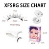 XFSRG Magnetic Eyelashes Natural Look Reusable Magnetic Eyelash Set with