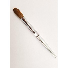 Petal Kolinsky Silver Handle Acrylic Nail Brush Manicure Powder (Size 16)