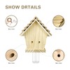 GAW Nature Wood Chalet Style Carpenter Bee Traps for Outdoors,