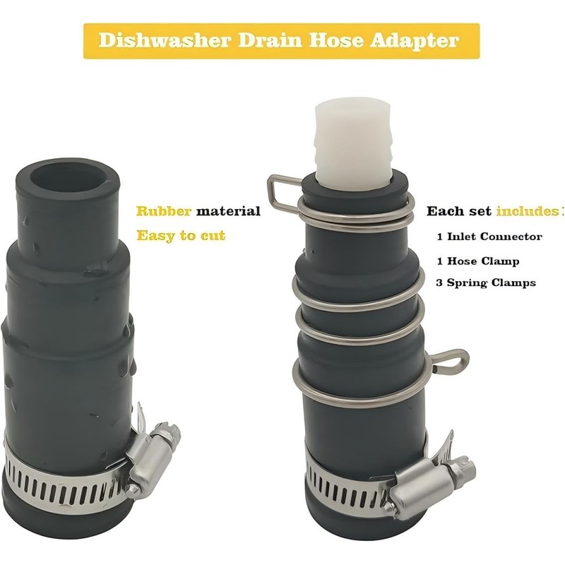 Dishwasher Drain Hose Adapter Compatible with Insin-kerator Garbage Disposals, Disposal
