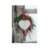CF Collection Engraved Heart Christmas Tree Ornament [Pack of 1]