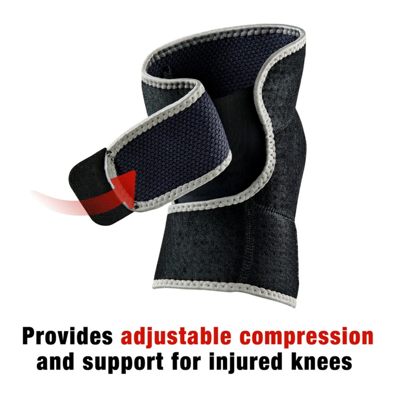 ACE Brand Adjustable Compression Knee Support, Moderate Support for Weak,