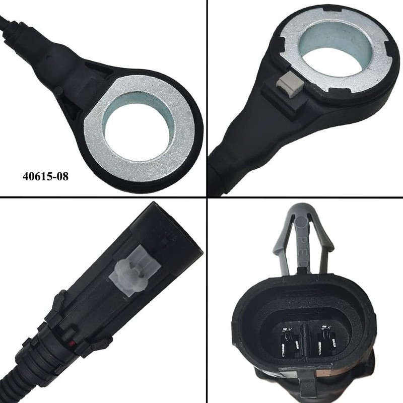 Automotive-leader 2Pcs 40614-08 40615-08 Front&Rear ABS Wheel Speed Sensor Replacement
