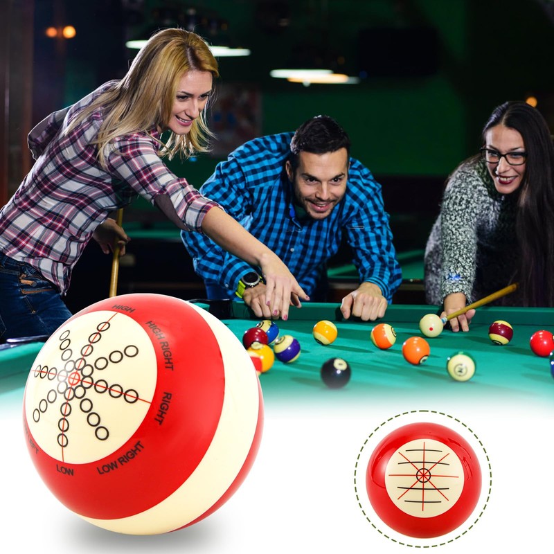 Billiards Cue Ball Training Artifact, Billiard Training Cue Ball Billiards