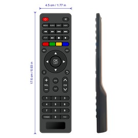 ALLIMITY Remote Control Compatible with Xoro Receiver HRT 8729, HRT 8772, HRT 8770, HRT 8730, MRK 7670, MRK 7622, MRK 7672