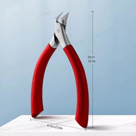 Professional Stainless Steel Toenail Clipper: Podiatrist-Grade for Ingrown and Thick Nails with Sharp Pointed Tip and Wide Jaw – Essential Podiatry Tool