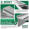 Waterlock DIY 5”Leaf Protection|Sample|Stainless Steel mesh|Mill Finish Aluminum Gutter Covers|Contractor