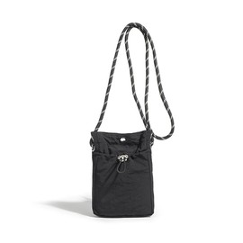 CHANGJIQ Mini Smartphone Pouch, Mini Shoulder Bag, Mini Pouch, Small, Lightweight, Pochette, Wallet Pochette, Mobile Pouch, Solid, Unisex, Crossbody, Purse, Accessory Organizer, Daily, Casual, Black