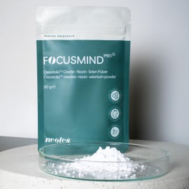 Neotes neotes Focusmind Pro - Selen, Niacin und Creatin fr 30 Tage - Intelligente Untersttzung fr Fokus, Energie und Zellschutz - Nahrungserg?nzungsmittel ohne unn?tige Zus?tze und vegan