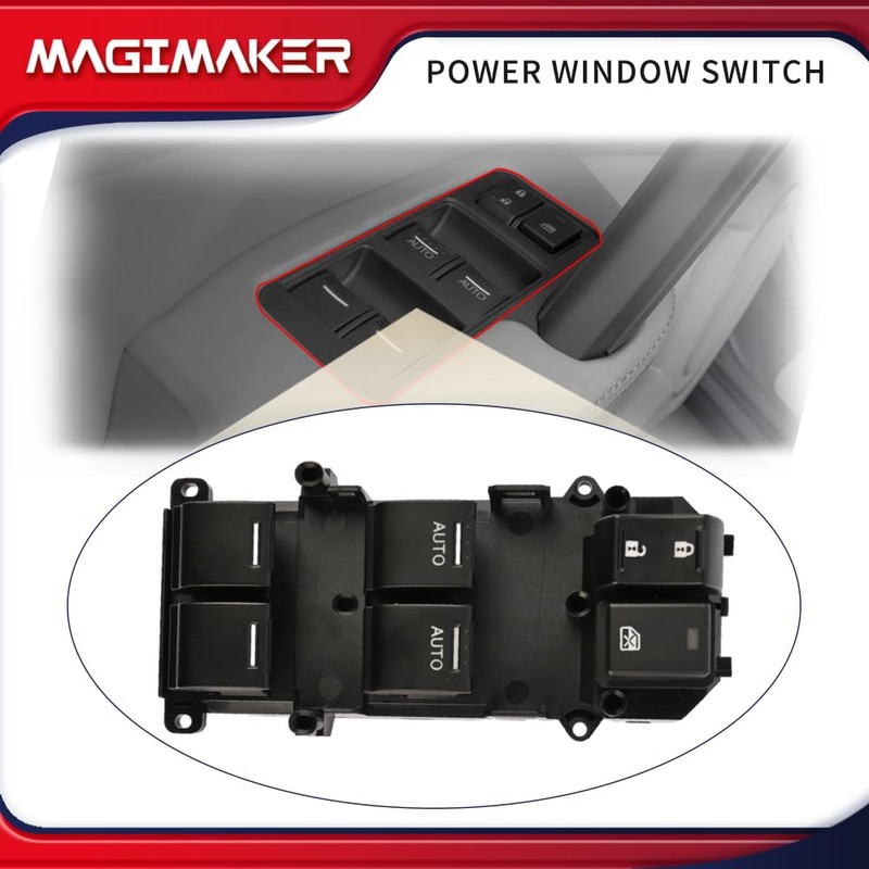 Magimaker 35750-TK4-A01 Master Power Window Switch Compatible with Acura TL