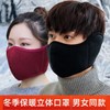 All-in-One Winter Earmuff Mask Warmer A9 - Thick Thermal Mask for Women Size/Black [Half Pack Ear Mask] 50ea