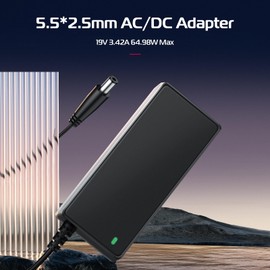 Ulanzi HT005 DC Aapter 19V/3.42A 64.98W Output for Ulanzi L023 40W Pro Portable Continuous Output Lighting.