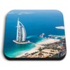 1 x Square MDF Fridge Magnet - Dubai UAE Burj