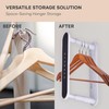 flybold Hanger Storage Rack - Hanger Organizer Stacker for Closet