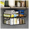 𝐔𝐧𝐝𝐞𝐫 𝐒𝐡𝐞𝐥𝐟 𝐁𝐚𝐬𝐤𝐞𝐭 Storage 2Pack - 12.6in Metal Under Shelf