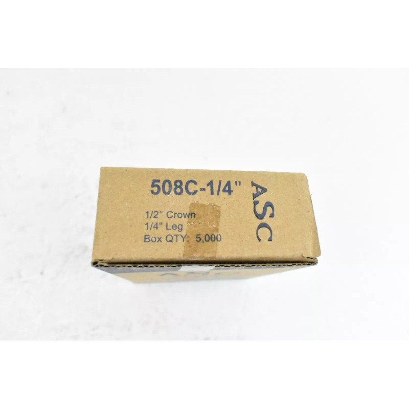 ASC 508C - 1/4" Galvanized Staples Box Of 5000 Lot